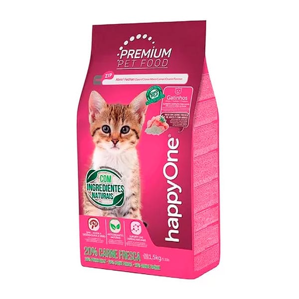 5600760440549 Happy One - Alimento para Gatos - Pollo 1.5 kg - Imagen 1