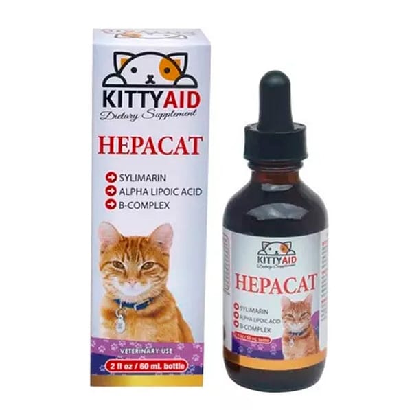 714193509706 Suplemento en Gotas Hepacat Kitty Aid para Prolemas Hepaticos en Gatos 2 oz - Marca Interfarma - Imagen 1