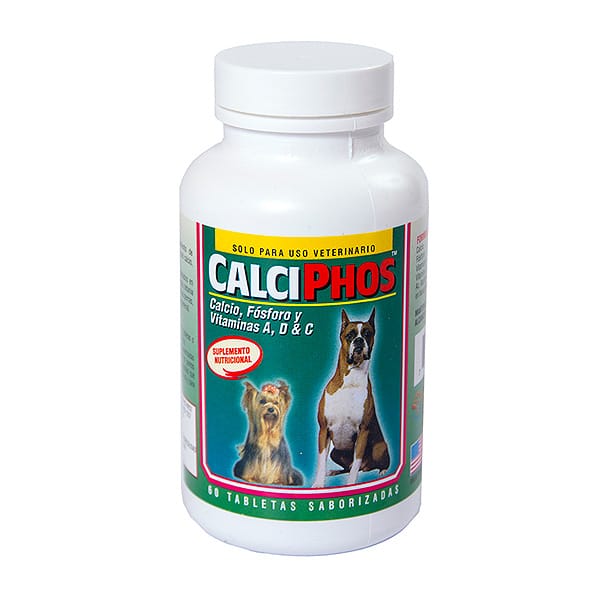 714193600823 Suplemento de Calcio D3 Calci Phos en Tabletas para Perros - Marca Interfarma - Imagen 1