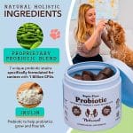 Suplemento Super-flora Probióticos para Perros 90 Tabletas - Marca Natural Dog Company - Imagen 2