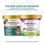 Suplemento Vitapet Senior Cat Plus para Gatos 60 Chews - Marca Naturvet - Imagen 2