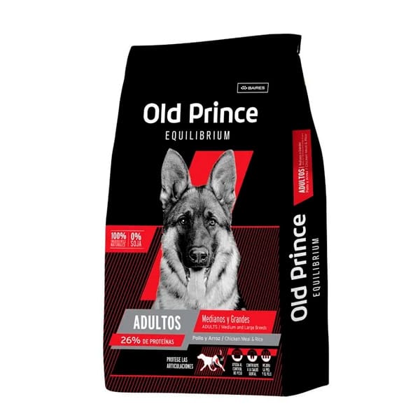 7798088563991 Old Prince Equilibrium Adultos Medianos y Grandes Pollo y Arroz - Imagen 1