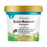 Suplemento Calmante Quiet Moments con Melatonina para Gatos 60 Chews - Marca Naturvet