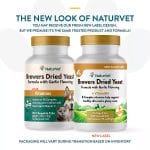 Suplemento Brewer's Dried Yeast para Perros y Gatos 100 Chews - Marca Naturvet - Imagen 2
