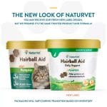 Suplemento Hairball Aid Preventivo para Bolas de Pelo en Gatos 60 Tabletas - Marca Naturvet - Imagen 2