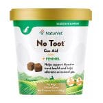 Suplemento No Toot Gas Aid para Perros 70 Chews - Marca Naturvet