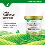 Suplemento Digestive Enzymes Soporte Diario Probiótico para Perros 70 Chews - Marca Naturvet - Imagen 2