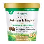 Suplemento Advanced Probiotics & Enzymes para Perros 70 Croquetas - Marca Naturvet