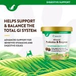 Suplemento Advanced Probiotics & Enzymes para Perros 70 Croquetas - Marca Naturvet - Imagen 2