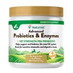 Suplemento Advanced Probiotics & Enzymes Powder 4 Oz - Marca Naturvet