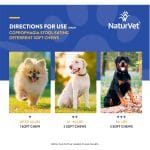 Suplemento Coprophagia Stool Eating para Perros 70 Croquetas - Marca Naturvet - Imagen 4