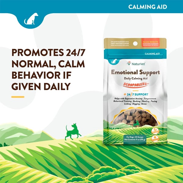 Suplemento Calmante Emotional Support Scoopable para Perros 11 oz – Marca Naturvet - Imagen 4