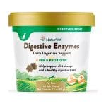 Suplemento Digestive Enzymes Soporte Probiótico para Gato 60 Chews - Marca Naturvet