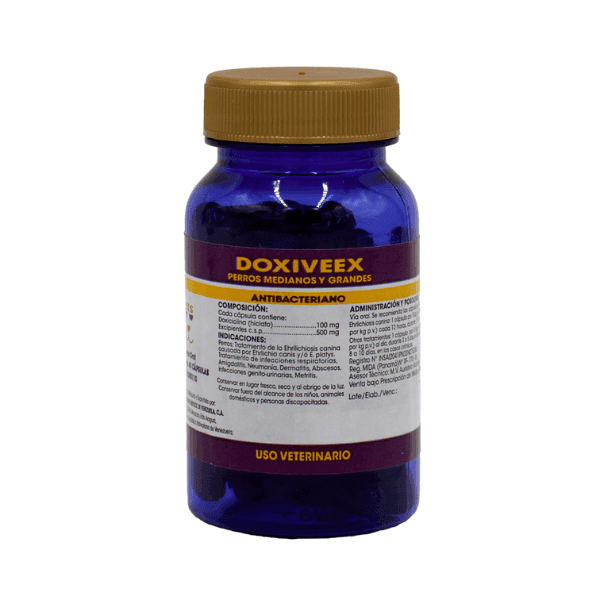DOXIVEEX Reveex DOXIVEEX Antibiótico Oral - 100mg 40TAB - Imagen 1