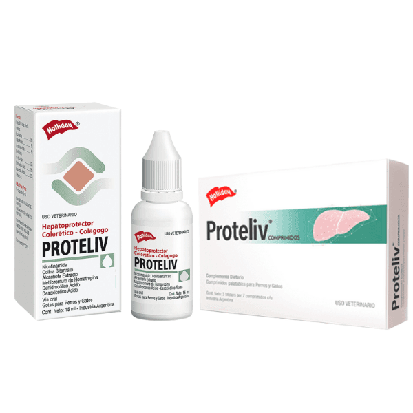 EJEMPLO PROTELIV Holliday PROTELIV Protector Hepático Oral en Gotas Para Perros y Gatos (15ML) - PROTELIV TABLETAS (21TAB) - Imagen 1