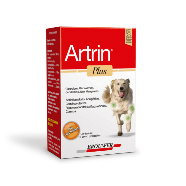artrin plus Brouwer Analgesico Antiinflamatorio – Artrin Plus 18 Comprimidos - Imagen 1