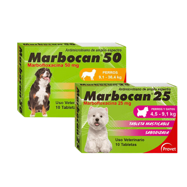 marbocan Provet MARBOCAN - Antibiótico Oral 25mg / 50mg - Imagen 1