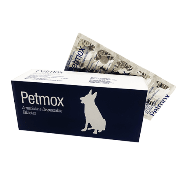 petmox PETMOX Amoxicilina de Amplio espectro - 250mg / 500mg (10tab) - Imagen 1