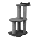 Árbol - Parque relajante para gatos - Piel sintética gris - Imagen 2